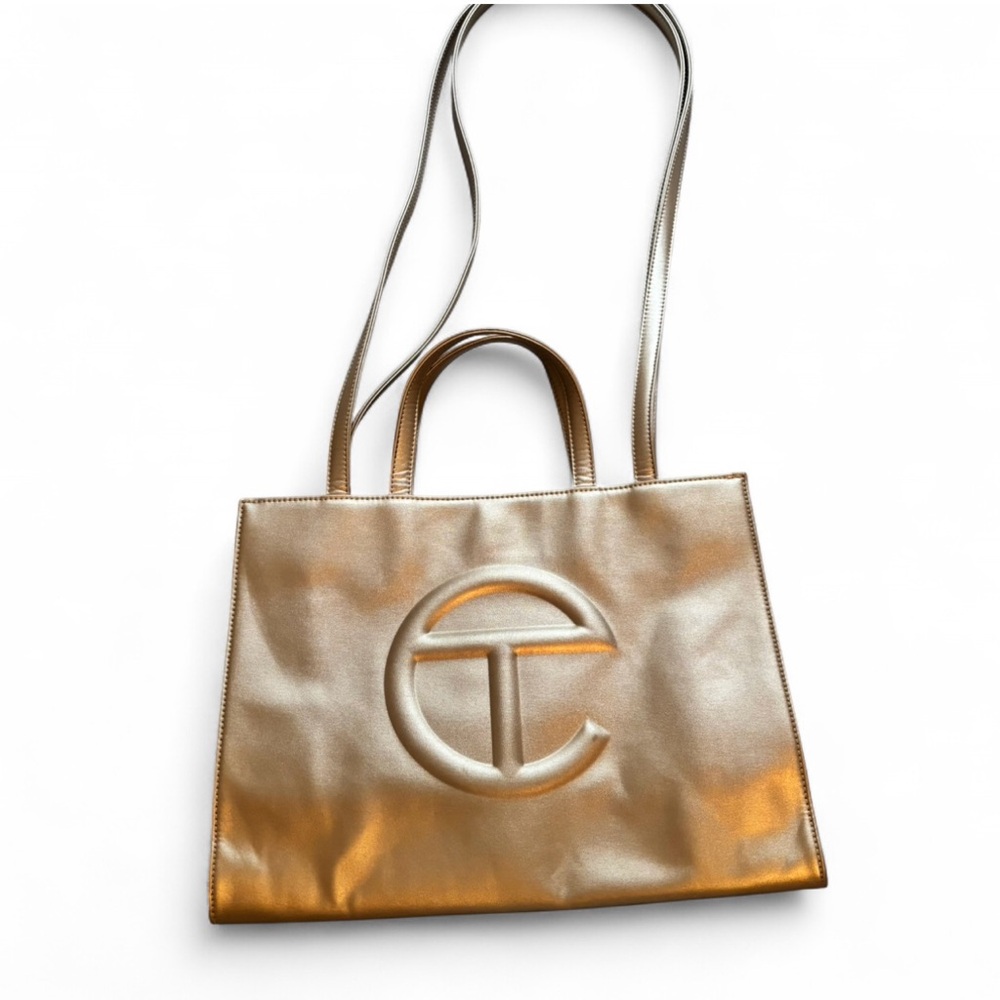 Telfar Shimmering Gold Tote